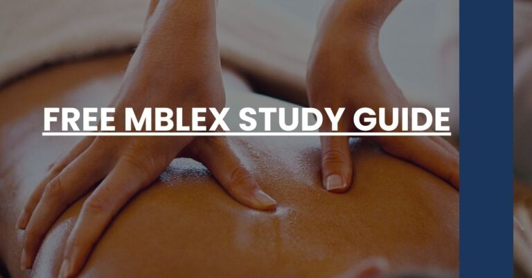 Free MBLEx Study Guide Feature Image