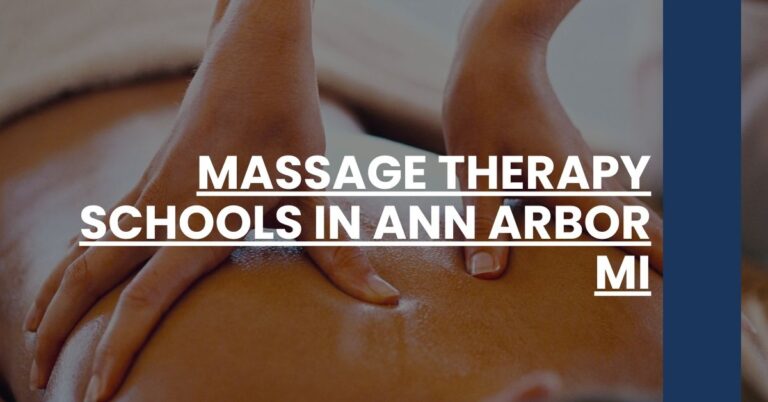 Massage Therapy Schools in Ann Arbor MI Feature Image