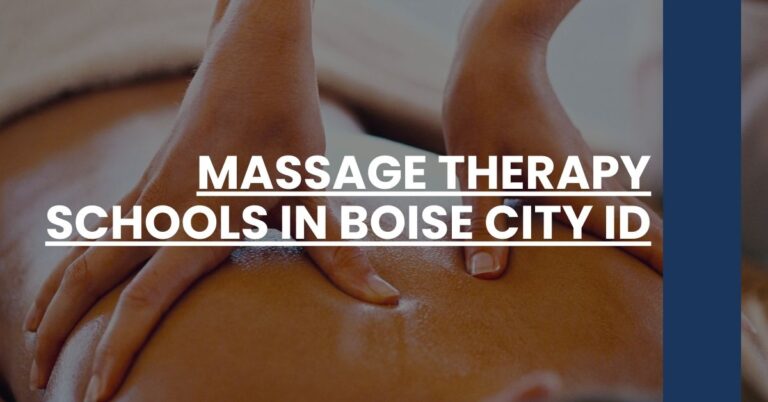 Massage Therapy Schools in Boise City ID Feature Image