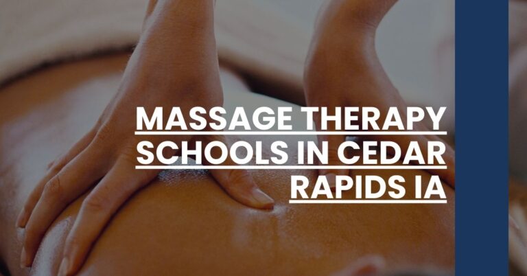 Massage Therapy Schools in Cedar Rapids IA Feature Image