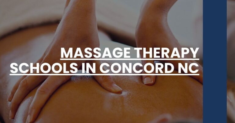 Massage Therapy Schools in Concord NC Feature Image