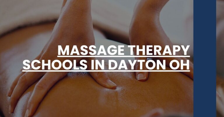 Massage Therapy Schools in Dayton OH Feature Image