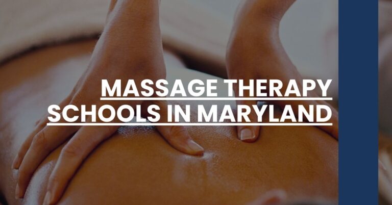 Massage Therapy Schools in Maryland Feature Image