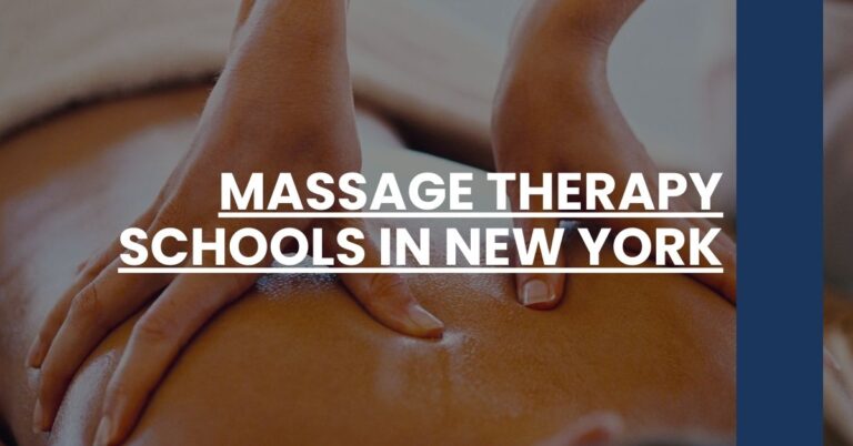 Massage Therapy Schools in New York Feature Image