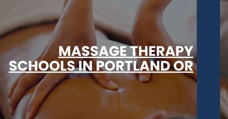 Massage Therapy Schools in Portland OR Feature Image