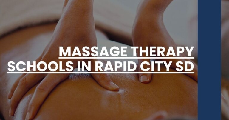 Massage Therapy Schools in Rapid City SD Feature Image