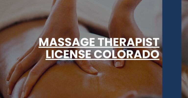 Massage Therapist License Colorado Feature Image