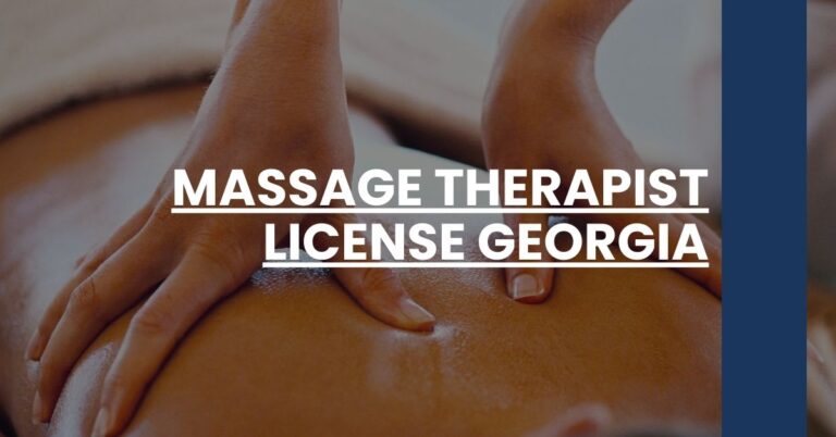 Massage Therapist License Georgia Feature Image