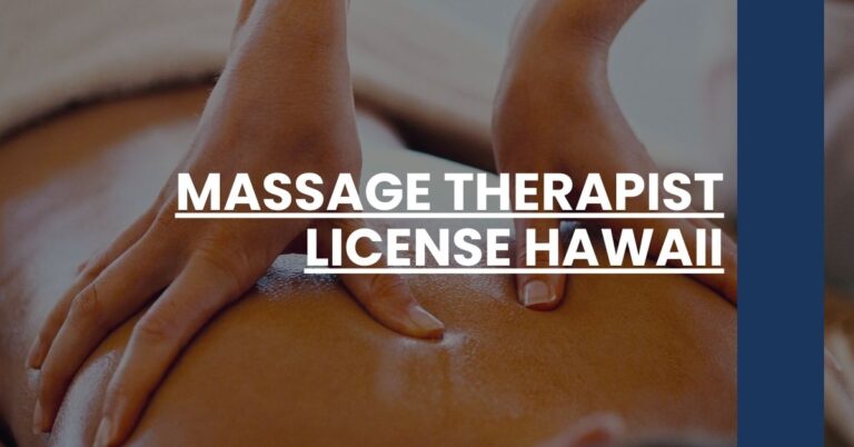 Massage Therapist License Hawaii Feature Image