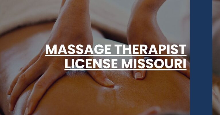 Massage Therapist License Missouri Feature Image