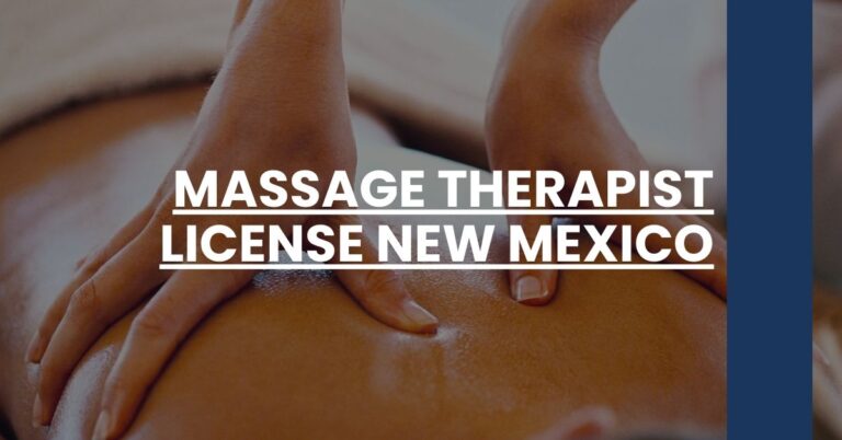 Massage Therapist License New Mexico Feature Image