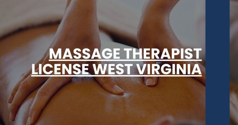 Massage Therapist License West Virginia Feature Image