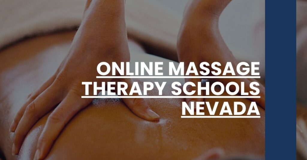 Online Massage Therapy Schools Nevada Feature Image