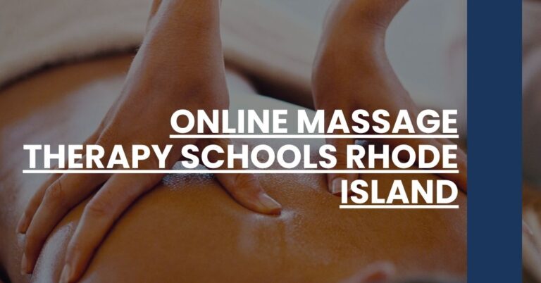 Online Massage Therapy Schools Rhode Island Feature Image